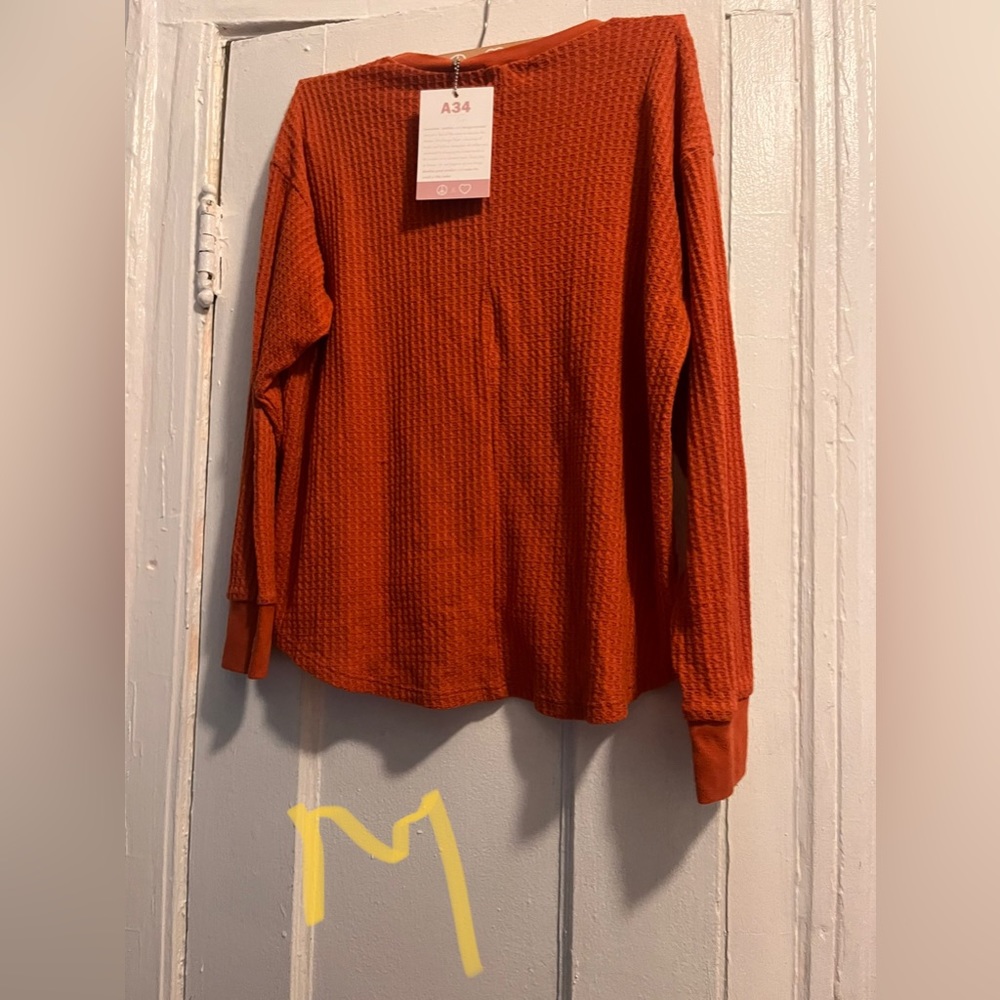 PST by the project society orange shirt, very comfortable!!